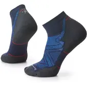 Smartwool - Trail running kläder - Run Targeted Cushion Ankle Socks Deep Navy för UnisexUll - Storlek 38-41 - Marinblå