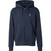 Element - Sweatshirts - Icon Embroidery Zipped Sweatshirt Eclipse Navy för Unisex - Storlek M - Marinblå