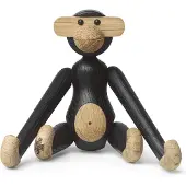 Kay bojesen Träfigur - Apa - 10 cm - Mini - Mörk Betsad Eg - - One Size - Dekoration