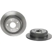 Brembo Bromsskiva 08B52921 bak, full, höggradigt förkolnad, 1 Stycke
