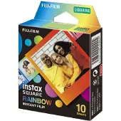 Fujifilm Instax Square Rainbow - Färgfilm för snabbframkallning - 10 exponeringar