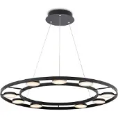 Maytoni Pendellampa Fad, Svart, Vardagsrum / matsal, Metall, Modern
