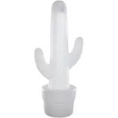 New Garden kaktus LED-golvlampa med uppladdningsbart batteri Kaktus, dimbar, Vitt / opal, Syntetmaterial, Modern
