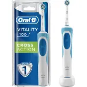 Oral-B Vitality 100 CrossAction Blue Toothbrush.