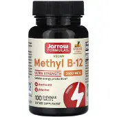 Jarrow Formulas Metyl B12, Tropisk Smak, 2 500 Mcg, 100 Tuggtabletter