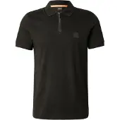 BOSS för män. 50537507 Svart slim fit polotröja (XL), Casual, Bomull, Kort ärm