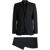 BOSS Two-piece regular-fit suit in stretch wool