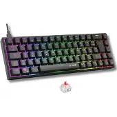 The G-Lab Titan Red Switch Mekaniskt Spelande Tangentbord Spanska