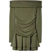 Bershka Klänning khaki