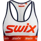 Swix Women's Roadline Bra Bright White/Fiery Red