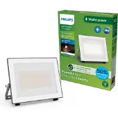 Philips utomhus LED-spot Lois UE flood, 24 W, 3 000 K, IP65 flood, Svart, Aluminium / grå / zink, LED-utomhuslampa