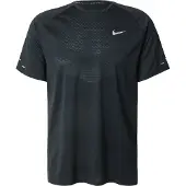 Nike Running - Trail running kläder - M Dri-Fit ADV Stride SS Top Black Reflective Silver för UnisexUll - Storlek L - Svart