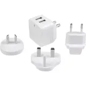 StarTech.com Dubbelport Usb-väggladdare 17w/ 3.4a