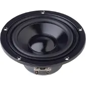 Visaton VS-W130S/8, 50 W, 80 W, 8 ohm (O), 39 - 12000 Hz, Sort, 146 mm