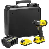 Stanley Slagskruvdragare SFMCF800C2K-QW; 18 V; 2x1,5 Ah batt.