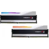G.Skill Trident Z5 RGB - DDR5 - sats - 64 GB: 2 x 32 GB - DIMM 288-pin - 6000 MHz / PC5-48000 - CL30 - 1.4 V - ej buffrad - icke ECC - silver-metallic