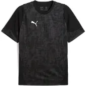 Puma Tränings T-Shirt teamCUP - Svart/Silver/Flat Mörkgrå, storlek Large
