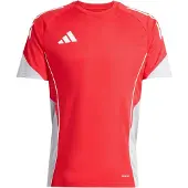 Adidas Tränings T-Shirt Tiro 25 Competition - Ruby/Grå, storlek Small