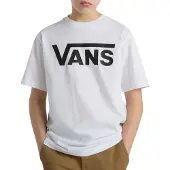 Vans T-shirt - Vit m. Logo - - 10-12 år (140-152) - T-shirt