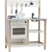 Kids Concept Køkken - Vit/Grå - - One Size - Leksakskök