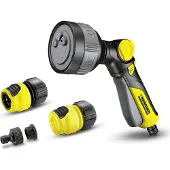 Kärcher Plus - Spraypistol - 4 delar - med vattenstopp - lämplig för 13 mm (1/2), 15 mm (5/8), 19 mm (3/4) slangar