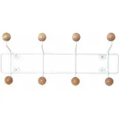 Goodhome vägghängare SATURNUS, träkulor, 34 cm
