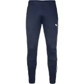 Puma Träningsbyxor teamLIGA - Navy/White, storlek Medium