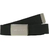 Jack & Jones Bälte 'JACLondon' svart / silver