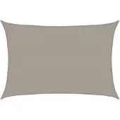 vidaXL Solsegel 160 g/m² rektangulär ljusgrå 2,5x3,5 m HDPE