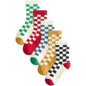 Next Sockor ecru / röd / svart / vit
