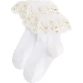 Next Sockor 'Bridesmaid' beige / vit