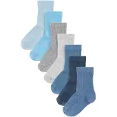 Next Sockor marinblå / ljusblå / gråmelerad