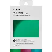 Cricut Jewel Sampler - Foil transfer sheet - 10.1 x 15.2 cm - 24 ark - havsblå, aubergine, smaragd