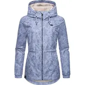 Ragwear Funktionsjacka 'Dankka Spring' rökblå / himmelsblå