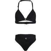 Calvin Klein Girls Triangle Bikini Set CK Monogram