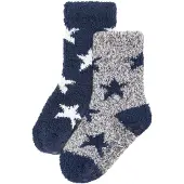Next Sockor marinblå / gråmelerad