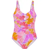 Sunseeker Baddräkt aqua / gul / plommon / rosa