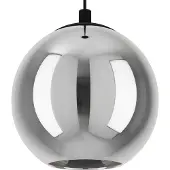 Eglo Hänglampa Ariscani, dimbar, Svart, Vardagsrum / matsal, Glas, Modern, Pendellampa