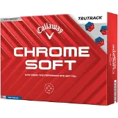 Callaway Chrome Soft 2024 White TruTrack 12 Golfbollar