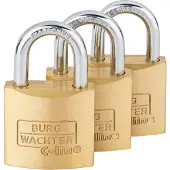 Burg wachter 6371 Hänglås 30.00 mm Lika låsning Mässing Nyckel