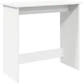 vidaXL Skrivbord vit 80x40x75 cm konstruerat trä
