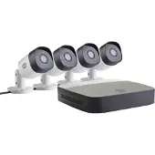 Yale 4 Camera Kit, Kabel, Låda, BNC, Utomhus, 18 m, 90°