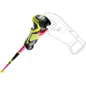 LEKI WCR Lite SL 3D barns alpina skidstavar