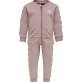 Hummel Sweatset - HMLBille - Rosa m. Vit - - 68 - Sweatset