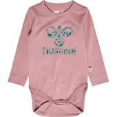 Hummel Body l/ä - HmlNete - Woodrose - - 3 år (98) - Body L/Ä