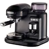 Ariete Moderna 1318 - Kaffemaskin med mjölkskummare - 15 bar - svart