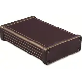 Hammond Electronics 1455J1202BK Profil Kabinett 120 x 78 x 27 Aluminium Svart 1 st