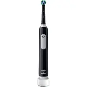 Braun Oral-B Pro 1 8700216012935, Vuxen, Roterande och oscillerande tandborste, Daglig vård, Känslig, Tandblekning, Svart, 2 min, Rund