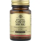 Solgar , Megasorb CoQ-10, 100 mg, 30 mjuka kapslar