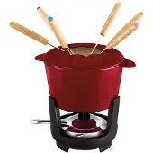 Beka Fondueset Gjutjärn Röd 1,1 L
